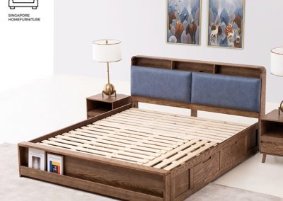Marche Storage Bed Frame Singapore Gas Lift Bed Frame Singapore SingaporeHomeFurniture