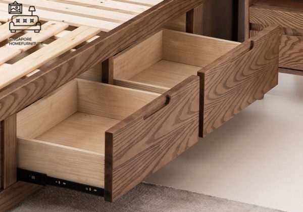 Marche Storage Bed Frame Singapore Gas Lift Bed Frame Singapore SingaporeHomeFurniture