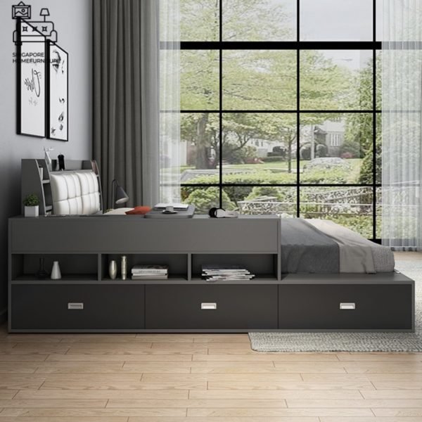 Nivelles Storage Bed Frame Singapore Gas Lift Bed Frame Singapore SingaporeHomeFurniture