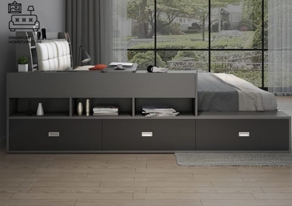 Nivelles Storage Bed Frame Singapore Gas Lift Bed Frame Singapore SingaporeHomeFurniture