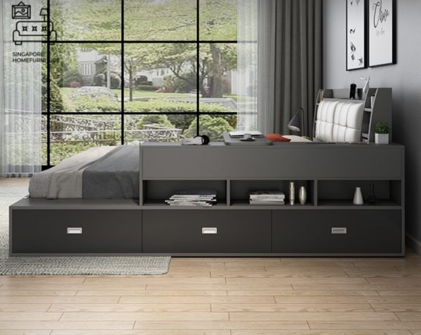 Nivelles Storage Bed Frame Singapore Gas Lift Bed Frame Singapore SingaporeHomeFurniture