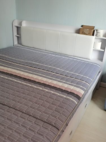 OTTIGNIES® Storage Bed Frame | Hydraulic Storage Mechanism | Sleek Storage = Space Efficient | 3 Sizes: Small Double, Queen, King | $ photo review