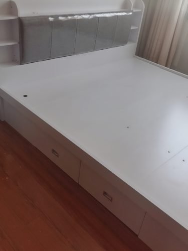 OTTIGNIES® Storage Bed Frame | Hydraulic Storage Mechanism | Sleek Storage = Space Efficient | 3 Sizes: Small Double, Queen, King | $ photo review