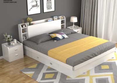 Ottignies Storage Bed Frame Singapore Gas Lift Bed Frame Singapore SingaporeHomeFurniture