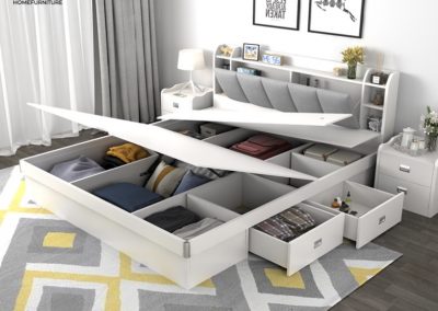 Ottignies Storage Bed Frame Singapore Gas Lift Bed Frame Singapore SingaporeHomeFurniture