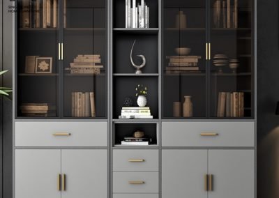 Pascani Bookshelf With Doors Singapore Cabinet With Doors Singapore SingaporeHomeFurniture