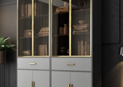 Pascani Bookshelf With Doors Singapore Cabinet With Doors Singapore SingaporeHomeFurniture
