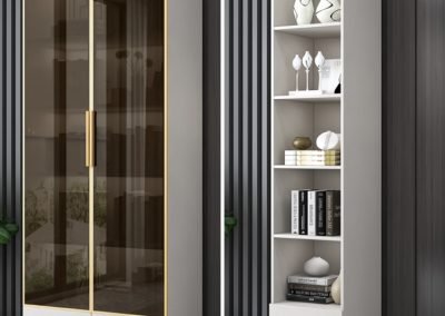 Reghin Bookshelf With Doors Singapore Cabinet With Doors Singapore SingaporeHomeFurniture