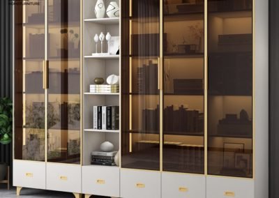Reghin Bookshelf With Doors Singapore Cabinet With Doors Singapore SingaporeHomeFurniture