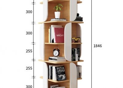 Voluntari Rotating Bookshelf Singapore Revolving Bookshelf Singapore SingaporeHomeFurniture