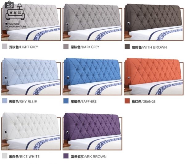 BETTEMBOURG® Headboard Cushion | PU Leather | 14 Colour Options | 3 Sizes: Small Double, Queen, King | $$ - Image 18
