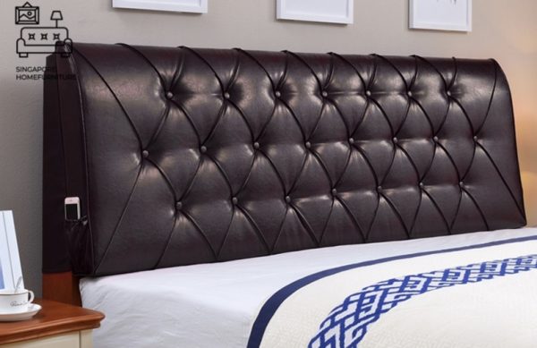 BETTEMBOURG® Headboard Cushion | PU Leather | 14 Colour Options | 3 Sizes: Small Double, Queen, King | $$