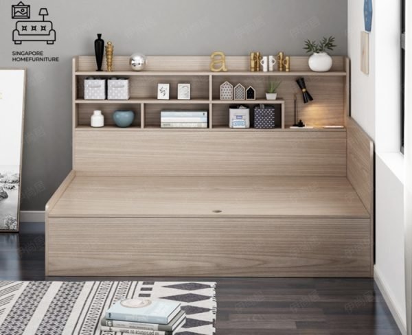 BREE® Pull Out Bed Frame | 3 Options: Normal Bed, Pull Out Bed, Storage Bed | 3 Sizes: Twin, Small Double, Queen | Option: Mattress | $$$ - Image 11