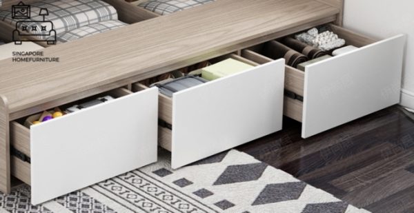 BREE® Pull Out Bed Frame | 3 Options: Normal Bed, Pull Out Bed, Storage Bed | 3 Sizes: Twin, Small Double, Queen | Option: Mattress | $$$ - Image 9