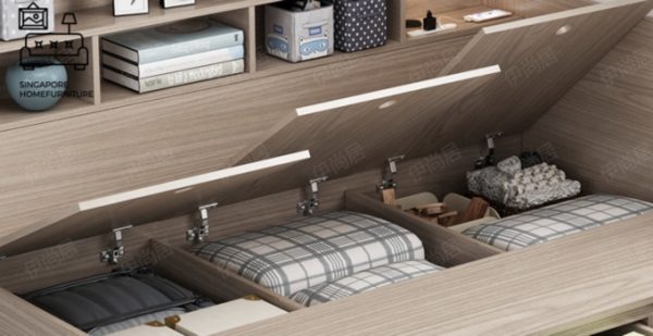 BREE® Pull Out Bed Frame | 3 Options: Normal Bed, Pull Out Bed, Storage Bed | 3 Sizes: Twin, Small Double, Queen | Option: Mattress | $$$ - Image 8