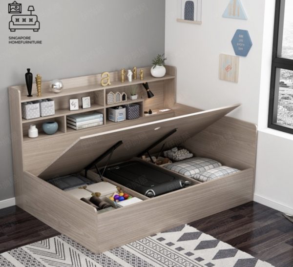 BREE® Pull Out Bed Frame | 3 Options: Normal Bed, Pull Out Bed, Storage Bed | 3 Sizes: Twin, Small Double, Queen | Option: Mattress | $$$ - Image 7