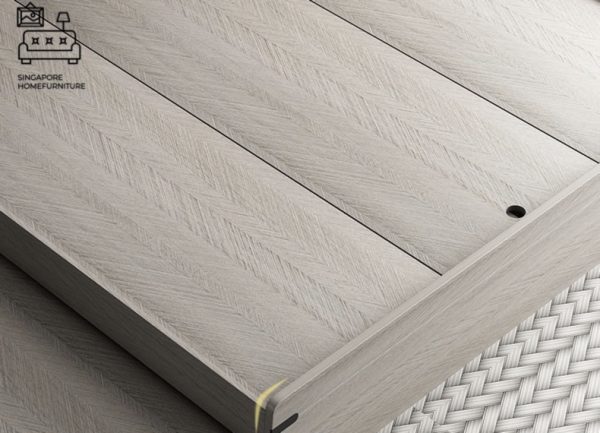 HANNUTE® Pull Out Bed Frame | Normal Bed & Pull Out Bed Available | 2 Sizes: Queen, King | Option: Mattress, Table, Drawers, Shelf | $$$ - Image 8