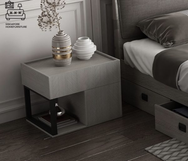 HANNUTE® Pull Out Bed Frame | Normal Bed & Pull Out Bed Available | 2 Sizes: Queen, King | Option: Mattress, Table, Drawers, Shelf | $$$ - Image 6
