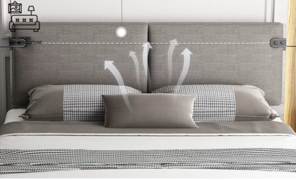 HANNUTE® Pull Out Bed Frame | Normal Bed & Pull Out Bed Available | 2 Sizes: Queen, King | Option: Mattress, Table, Drawers, Shelf | $$$ - Image 11
