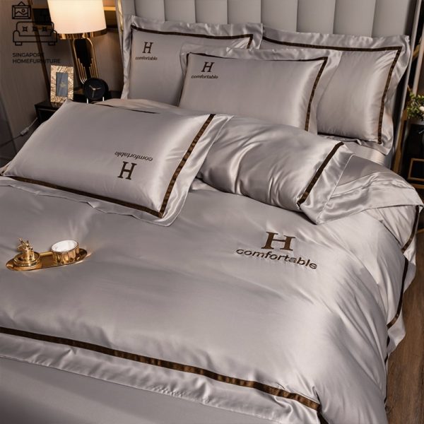 Jesenice Silk Bedsheet Singapore SingaporeHomeFurniture