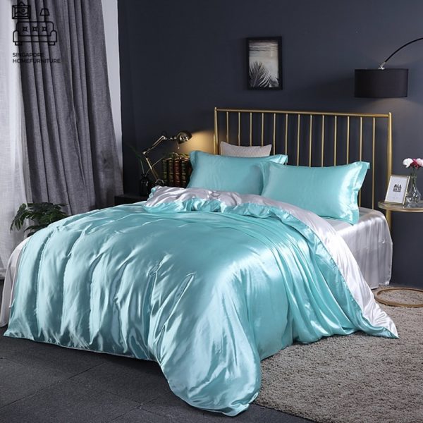 Lasko Silk Bedsheet Singapore SingaporeHomeFurniture