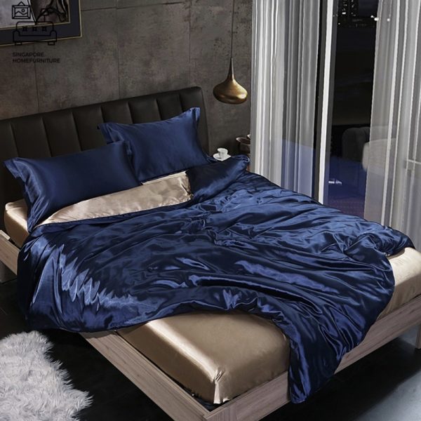 Lasko Silk Bedsheet Singapore SingaporeHomeFurniture