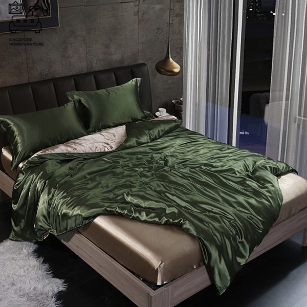 Lasko Silk Bedsheet Singapore SingaporeHomeFurniture