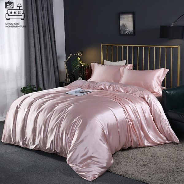 Lasko Silk Bedsheet Singapore SingaporeHomeFurniture