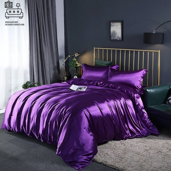 Lasko Silk Bedsheet Singapore SingaporeHomeFurniture