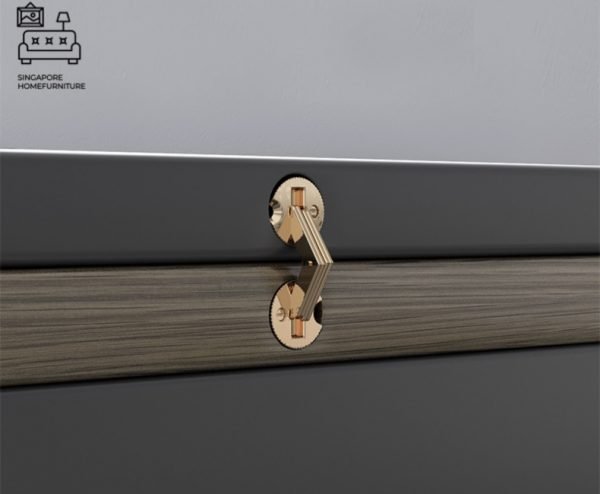 NINOVE® Black Pull Out Bed Frame | Normal Bed & Pull Out Bed Available | 1 Sizes: Small Double | Option: Mattress, Table | $$$ - Image 6