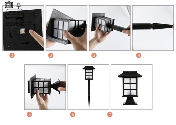 PORVOO® Balcony Light | Outdoor Lighting | For Patio, Balcony, Gardens | Beautiful Colours | Different Designs | $ - Image 3