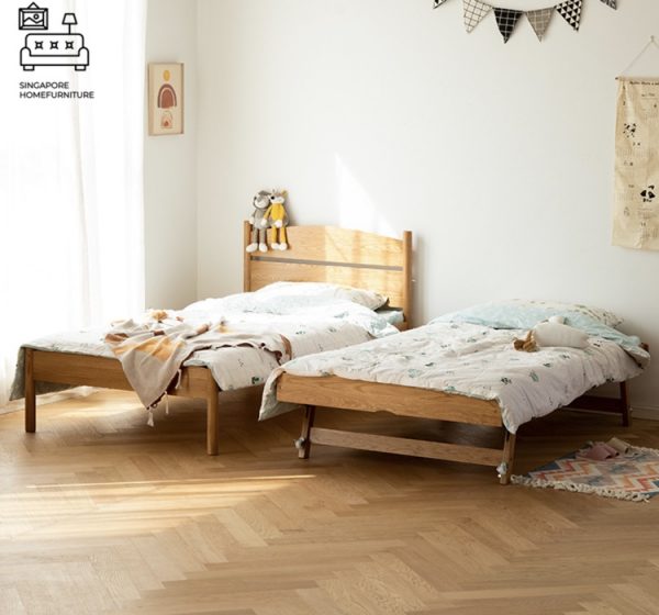 VISE® Pull Out Bed Frame | Normal Bed & Pull Out Bed Available | 2 Sizes: Twin, Small Double | Option: Mattress | $$ - Image 9