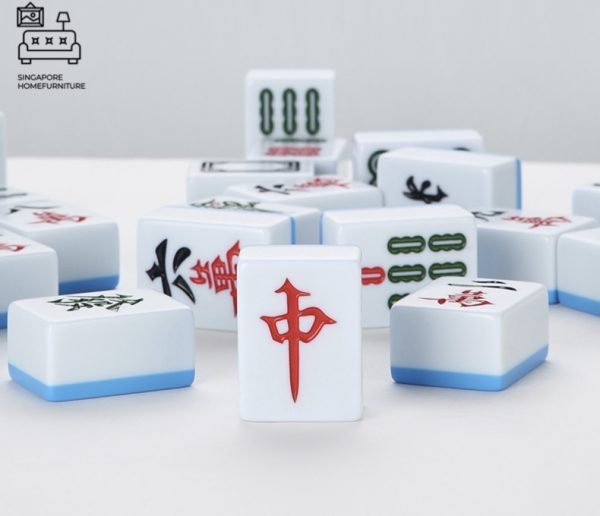 CIXI® Automatic Mahjong Table | Automatic Shuffling, Non-stop Gameplay | FREE GIFTS: 2 x Mahjong Sets, Chips, Cleaning Cloth, Cleaning Brush | 4 Colour Option: Blue, Red, Grey, Gold | $$$ - Image 5