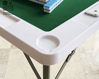 MENGPO® Folding Mahjong Table | Portable Mahjong | Option: +4 Chairs | $ - Image 11