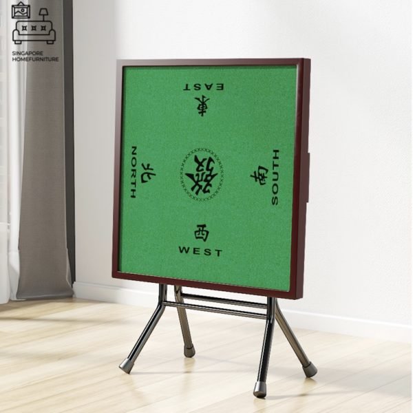 ZHI NU® Folding Mahjong Table | Portable Mahjong | Option: +4 Chairs | $ - Image 9