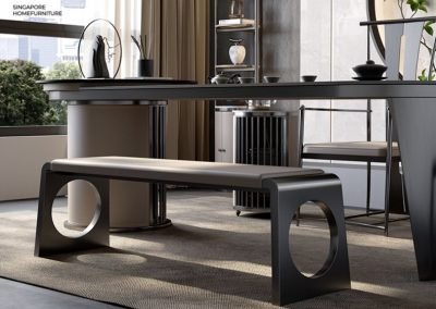 Blois Dining Table With Bench Singapore SingaporeHomeFurniture