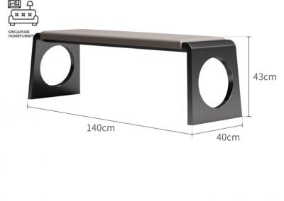 Blois Dining Table With Bench Singapore SingaporeHomeFurniture