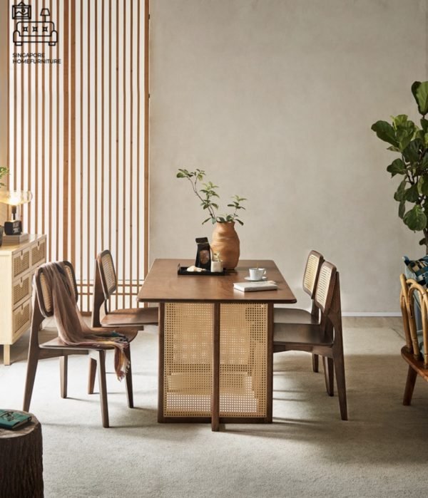Castres Dining Table With Bench Singapore SingaporeHomeFurniture
