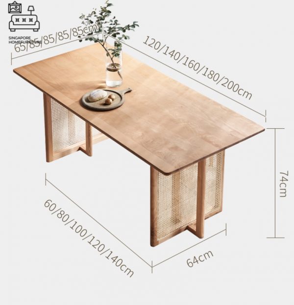 Castres Dining Table With Bench Singapore SingaporeHomeFurniture