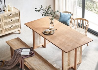 Castres Dining Table With Bench Singapore SingaporeHomeFurniture