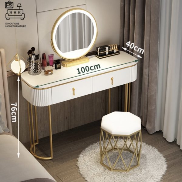 Cheongju Dressing Table Vanity Table Makeup Table Singapore SingaporeHomeFurniture