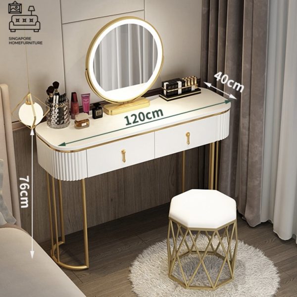 Cheongju Dressing Table Vanity Table Makeup Table Singapore SingaporeHomeFurniture