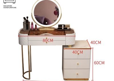 Gumi Dressing Table Vanity Table Makeup Table Singapore SingaporeHomeFurniture
