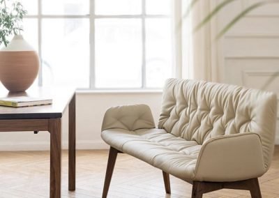 Istres Dining Bench with Backrest Singapore SingaporeHomeFurniture