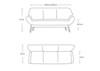 Istres Dining Bench with Backrest Singapore SingaporeHomeFurniture