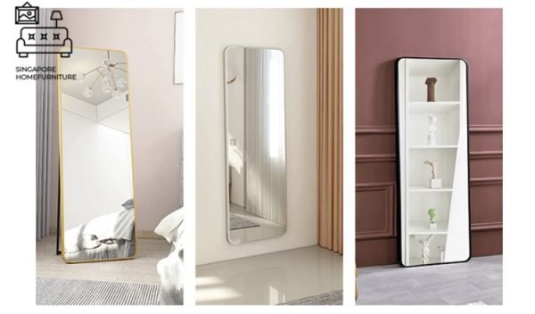 KRAGERO® Full Length Mirror | 3 Colours: Gold, Silver, Black | Unique Design | Sizes: 4 Lengths & 6 Widths | $$ - Image 7