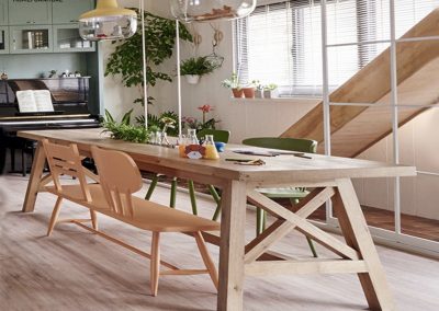 Meudon Dining Bench with Backrest Singapore SingaporeHomeFurniture