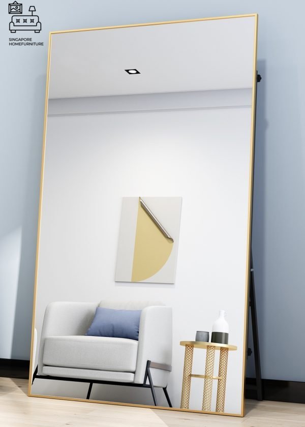 MOSJOEN® Full Length Mirror | 3 Colours: Gold, Silver, Black | Unique Design | Sizes: 5 Lengths & 6 Widths | $$