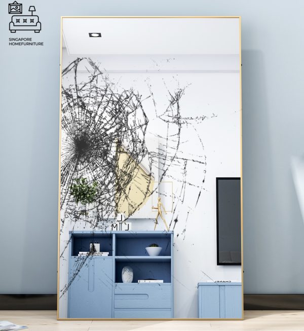 MOSJOEN® Full Length Mirror | 3 Colours: Gold, Silver, Black | Unique Design | Sizes: 5 Lengths & 6 Widths | $$ - Image 8