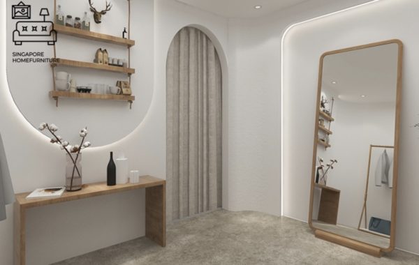 MYSEN® Full Length Mirror | 2 Colour Choices: Golden Oak, Walnut | Unique Design | Sizes: 2 Lengths & 7 Widths | $$$$ - Image 2